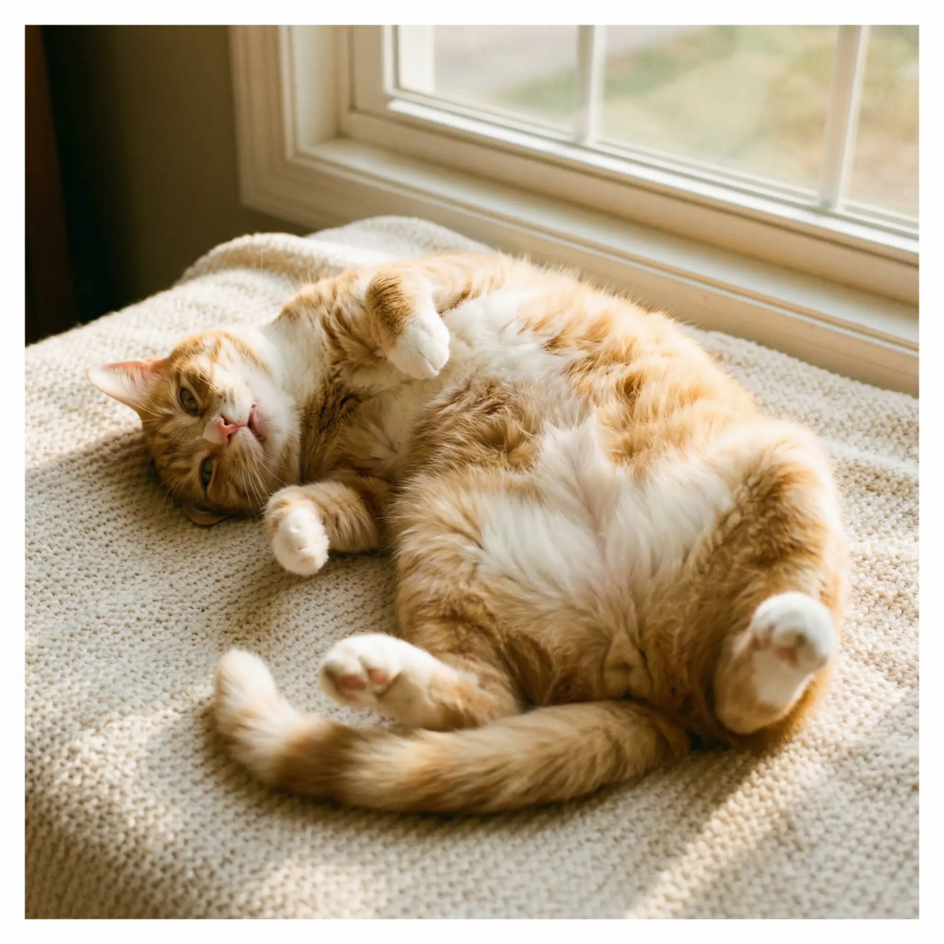 猫咪仰躺露出肚皮 - 八一影院app正版下载